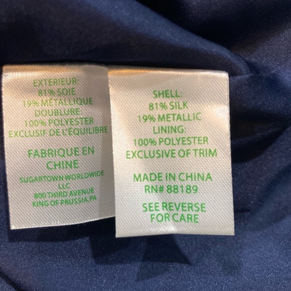 Lilly Pulitzer crinkle clip silk jacquard Colby tunic dress. Size 6. - Picture 5 of 5